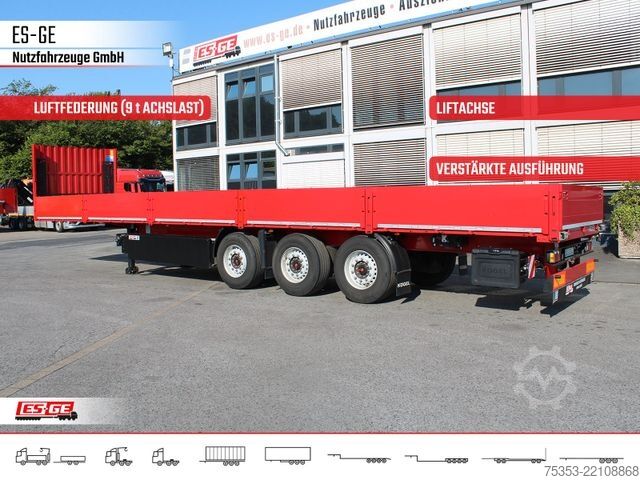 Напівпричіп з робочою платформою KÖGEL Multi Chassis, verstärkt, Bordwände