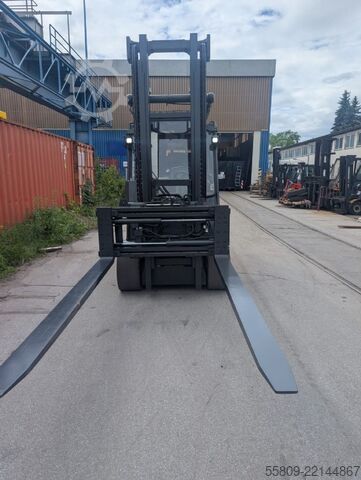 Elektrisk firehjulsgaffeltruck Linde E 45-600 // 2555 Std. // 3. & 4. Ventil // Seitens