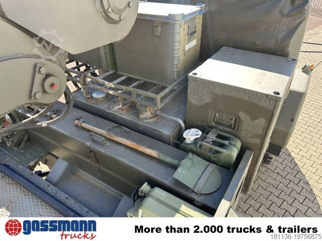 Sapu jalan Magirus Deutz Jupiter 178D15A 6X6, Bundeswehr-Kran,Wilhag