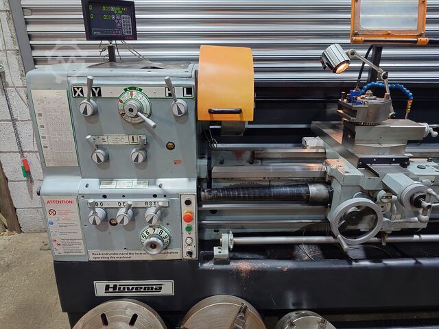 Akselitukinen sorvi (aukolla) Huvema Lathe 560 x 2000