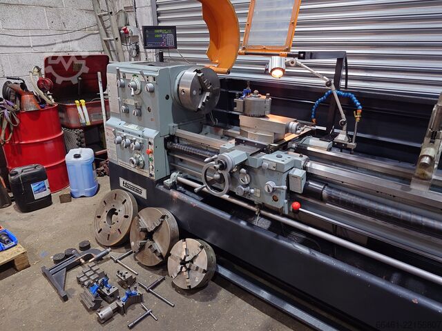 Akselitukinen sorvi (aukolla) Huvema Lathe 560 x 2000