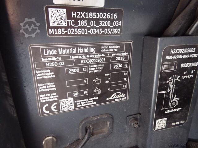 Дизельні навантажувачі Linde H25D-02