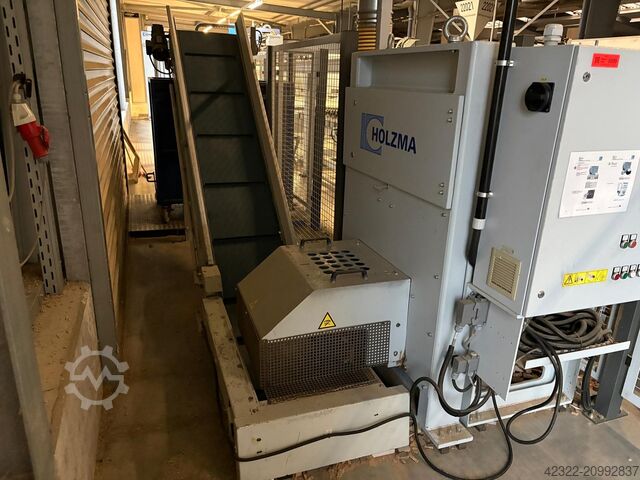 木材残材用木材裁断シュレッダー HOLZMA Kappautomat HRZ 540