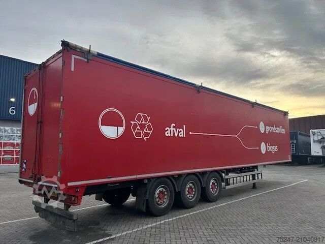 Memindahkan lantai Knapen Trailers K100 - 92m3 Liftachse 10mm