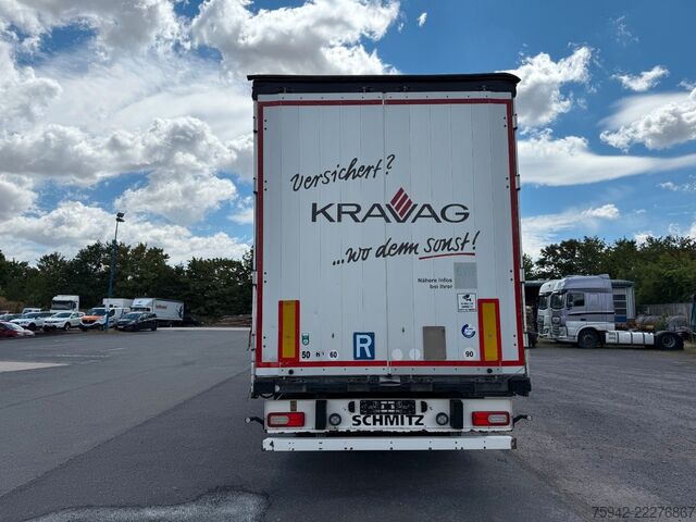 Semi-reboque aberto com lona SCHMITZ CARGOBULL SCB/S3T BORDWANDSIDER EDSCHA LIFT