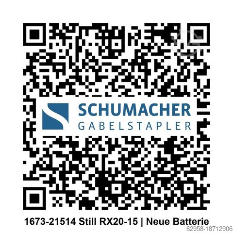 Stivuitor, stivuitor electric STILL RX20-15 | Neue Batterie | Neue Bereifung