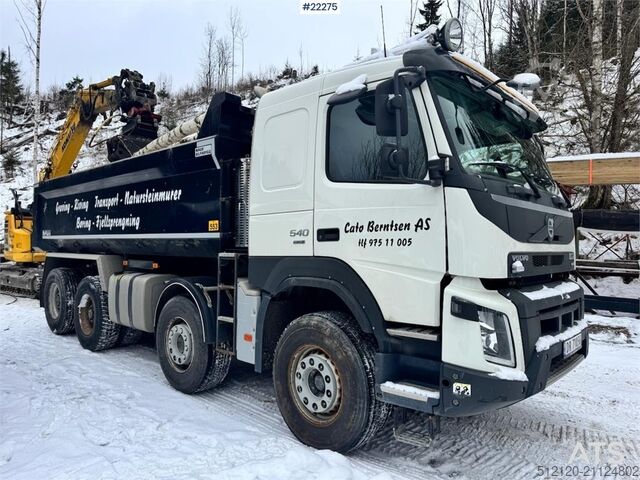 Ανατρεπόμενο φορτηγό Volvo FMX 540 8x4 Tipper Truck – 88,000 km! WATCH VIDEO