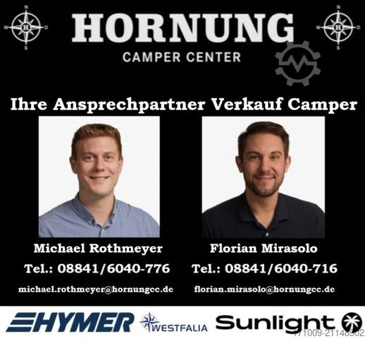 Автодім WESTFALIA Columbus 540 D Campovolo ohne Aufstelldach SOLAR