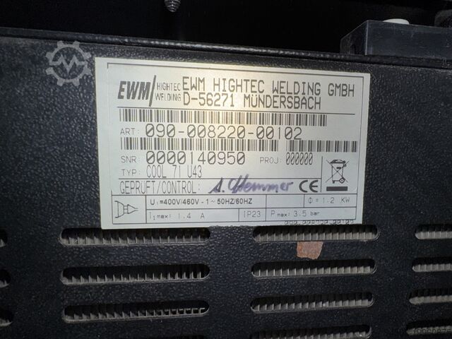 MIG-MAG welding machine EWM Phoenix 330 Progress Puls + Cool 71 U43