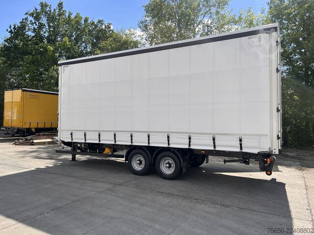 Otwarta przyczepa z plandeką Möslein TPW 105 D Schwebheim  Tandem- Planenanhänger Durchladen