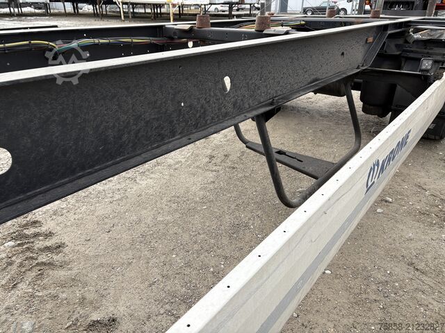 Remolque con chasis intercambiable Krone Lafette Breitreifen 445 + langer Hub