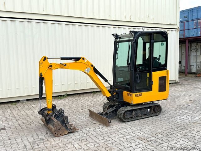 迷你挖掘机 JCB 15C-1 / 825 H /  3 x Löffel / Kabine
