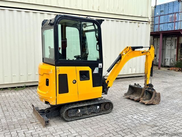 迷你挖掘机 JCB 15C-1 / 825 H /  3 x Löffel / Kabine