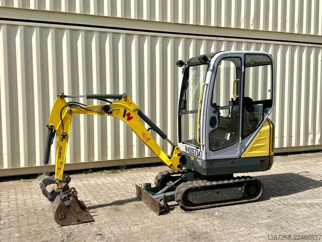 Minigrafa WACKER Neuson ET16 / 2019 BJ / 1.476 H / 3x Löffel
