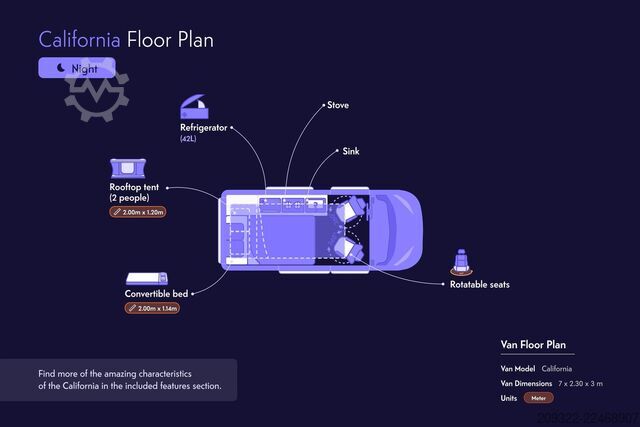  2022 Volkswagen California Coast | Cambio automatico | Tetto a soffietto