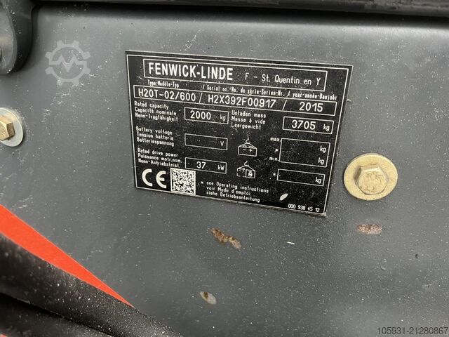 LPG Forklifts Linde H20T-02/600