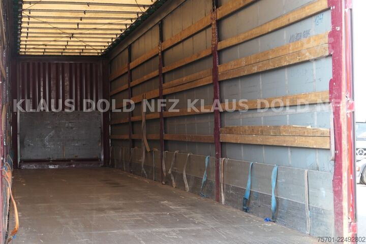 Semirremolque abierto con toldo KRONE SD Pritsche Plane XL MegaLiner Edscha Bordwände