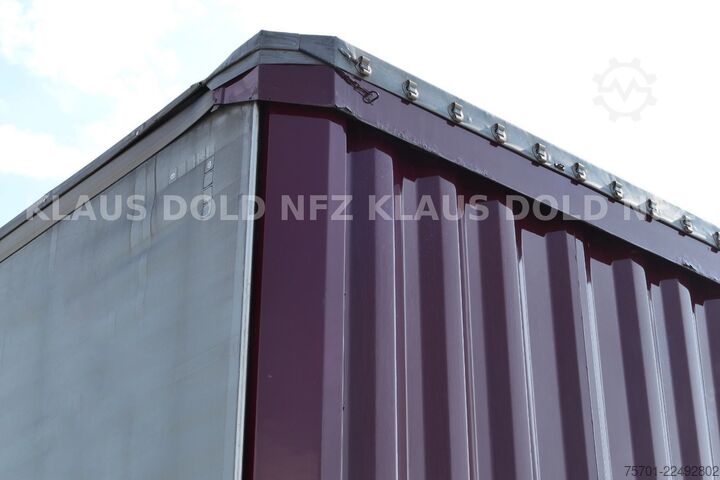 Semirremolque abierto con toldo KRONE SD Pritsche Plane XL MegaLiner Edscha Bordwände