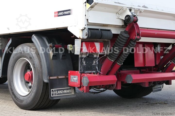 Remolque caja SPIER AGL 290 Koffer 47m³ Durchladeeinrichtung LBW