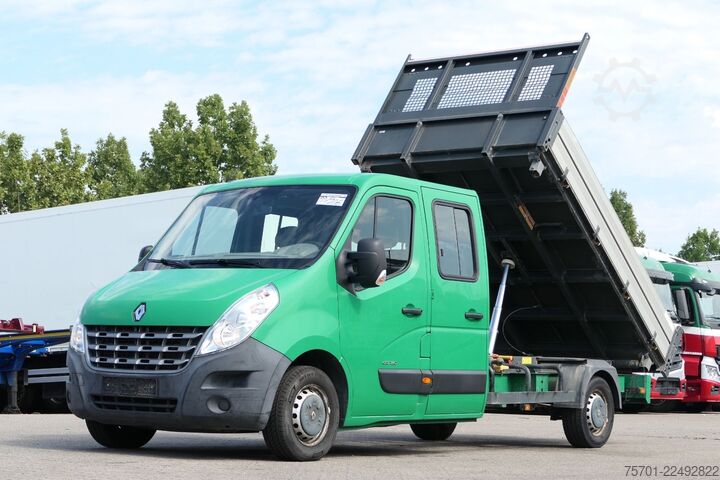 Kravas mikroautobuss ar pašizgāzēju RENAULT Master III DoKa Kipper 3,5t Euro 5