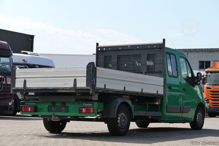 Kravas mikroautobuss ar pašizgāzēju RENAULT Master III DoKa Kipper 3,5t Euro 5