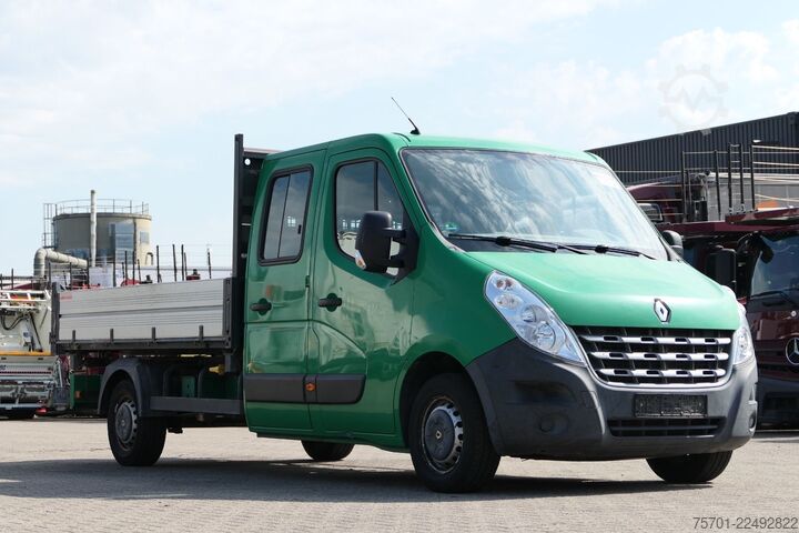Kravas mikroautobuss ar pašizgāzēju RENAULT Master III DoKa Kipper 3,5t Euro 5
