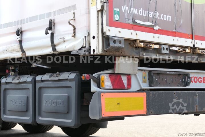Semirremolque abierto con toldo KÖGEL S24-1 Pritsche Plane 94 m³ Liftachse safety-roof