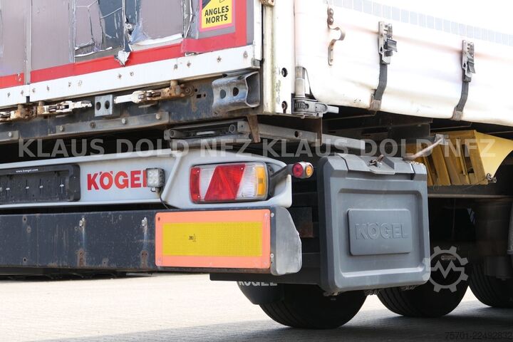 Semirremolque abierto con toldo KÖGEL S24-1 Pritsche Plane 94 m³ Liftachse safety-roof
