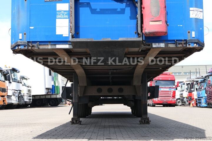 Semirremolque abierto con toldo KÖGEL S24-1 Pritsche Plane 94 m³ Liftachse safety-roof