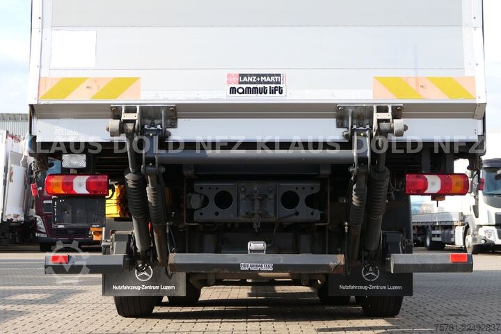 Camión plataforma con toldo MERCEDES-BENZ Actros 2542 Pritsche Plane Kamera LBW EU6