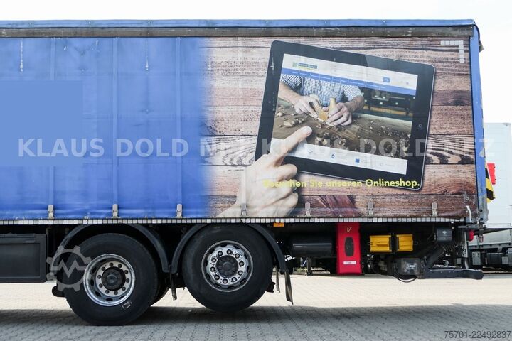 Camión plataforma con toldo MERCEDES-BENZ Actros 2542 Pritsche Plane Kamera LBW EU6