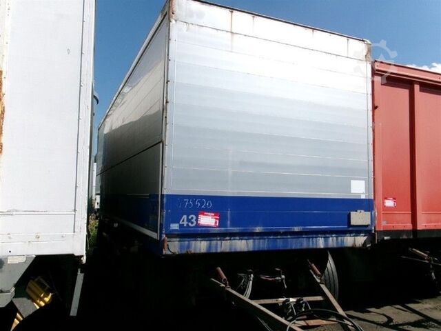 Kofferanhänger KRONE 2 Achs Schwenkwand*7,3 m*Staplerhalter*BPW*Luft