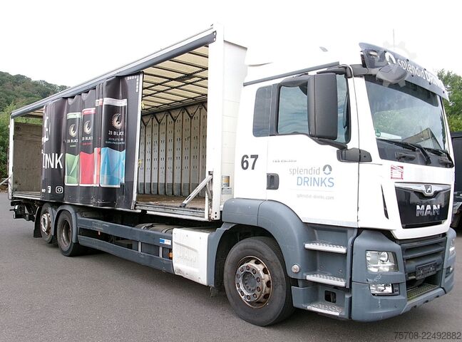 LKW mit Getränkeaufbau MAN 26.360 TGs*9 m SafeServer*2,5 to LBW*Lift/Lenk