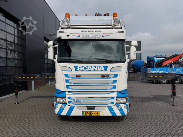Kamion sa kranom Scania R450 6x2 HMF 5020-K7+2 ,Winch Euro 6