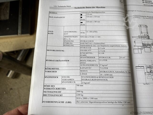 Máy cưa vòng kim loại tự động COSEN C-320 NC