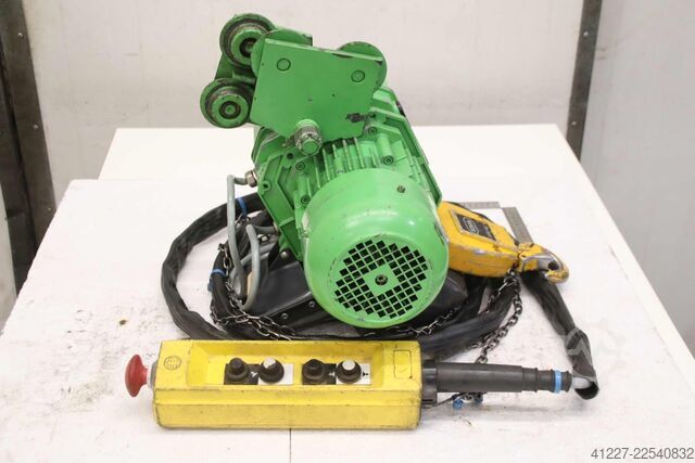 Kettenzug mit Fahrwerk 500 kg Stahl T 302 L