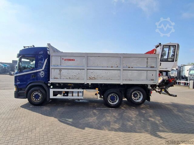 Volquete con grúa Scania G500 6x2 - Tipper + Palfinger epsilon M110L - R...