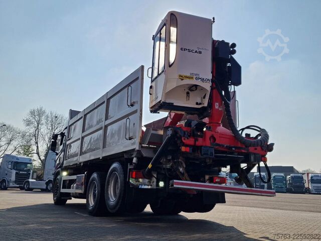 Volquete con grúa Scania G500 6x2 - Tipper + Palfinger epsilon M110L - R...