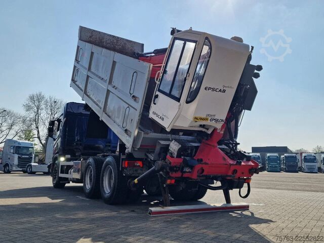 Nosturilla varustettu kippivaunu Scania G500 6x2 - Tipper + Palfinger epsilon M110L - R...