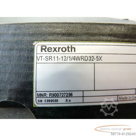 Rexroth  VT-SRXX Analog VerstÃ¤rker VT-SR11-12/11/4WRD32-5X  in geÃ¶ffneter OVP