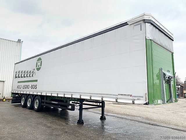 Gjysem rimorkio me shtrat te sheshte & gomuar Schwarzmüller NEUWERTIG/ ULTRALIGHT 5.480kg/ HUBDACH !