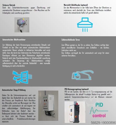 ⭐ Elektro-Pulverofen | 18 kW | Neu | Proton MATOVENB-101610