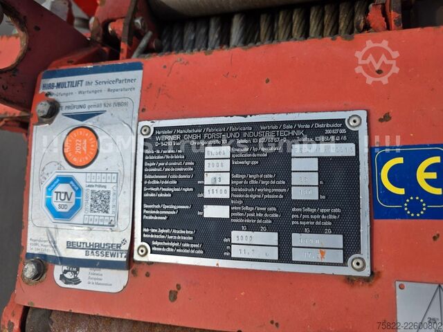 Cits MERCEDES-BENZ Actros 1841 / 4X4 / 13m Kran / EPS / 15ton WINCH