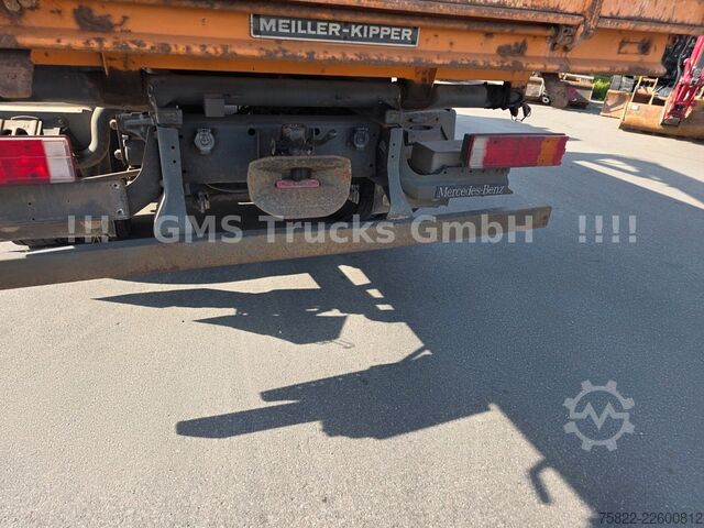 Pašizgāzējs kravas automašīna MERCEDES-BENZ Atego 1218 / Kipper+Kran / load 5,2ton / E3