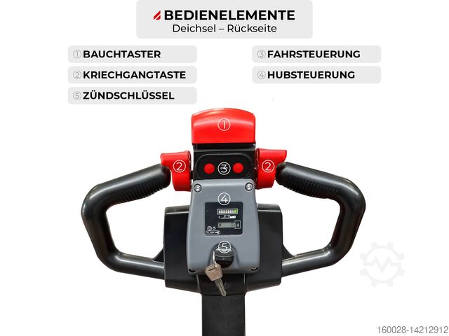 Wózek wysokiego podnoszenia SCHORR Elektro Hochhubwagen Pro 1,2t 2,5m/3,6m