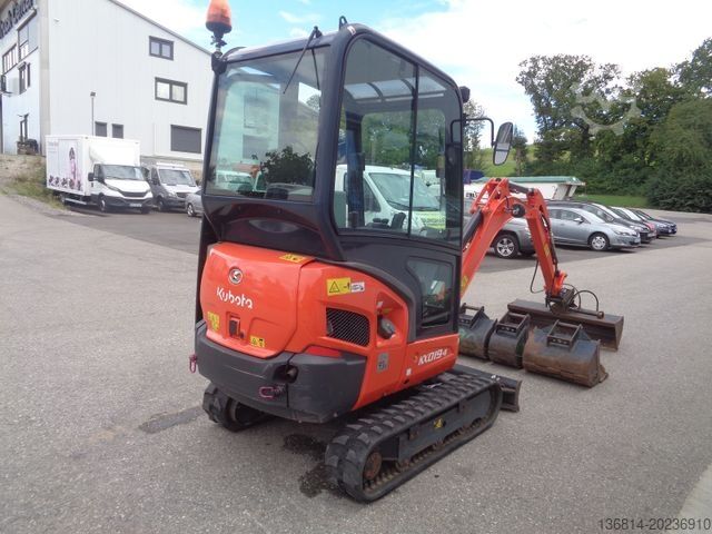 Minigraver KUBOTA KX019-4 SW + 4 x Löffel