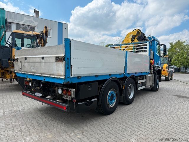 Platvormveok MERCEDES-BENZ 2751 Arocs Pritsche + Kran Retarder Motorschaden