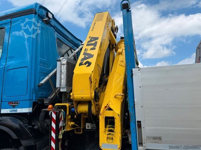 Platvormveok MERCEDES-BENZ 2751 Arocs Pritsche + Kran Retarder Motorschaden