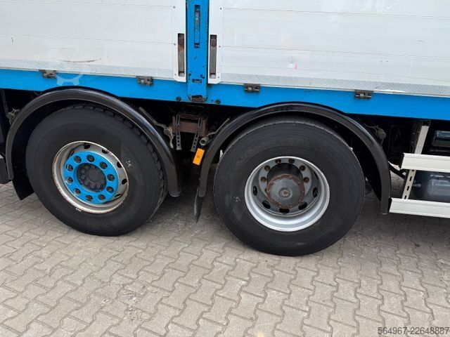 Platvormveok MERCEDES-BENZ 2751 Arocs Pritsche + Kran Retarder Motorschaden