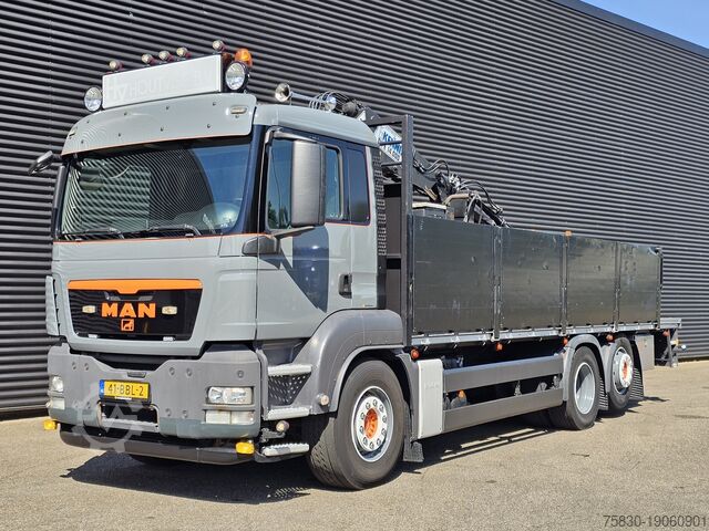 Vrachtwagen met kraan MAN TGS 26.360 / 6X2-4 BL / KENNIS ROLLER CRANE / KRAN